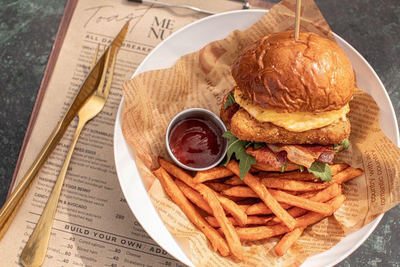 Breakfast Brioche Bun