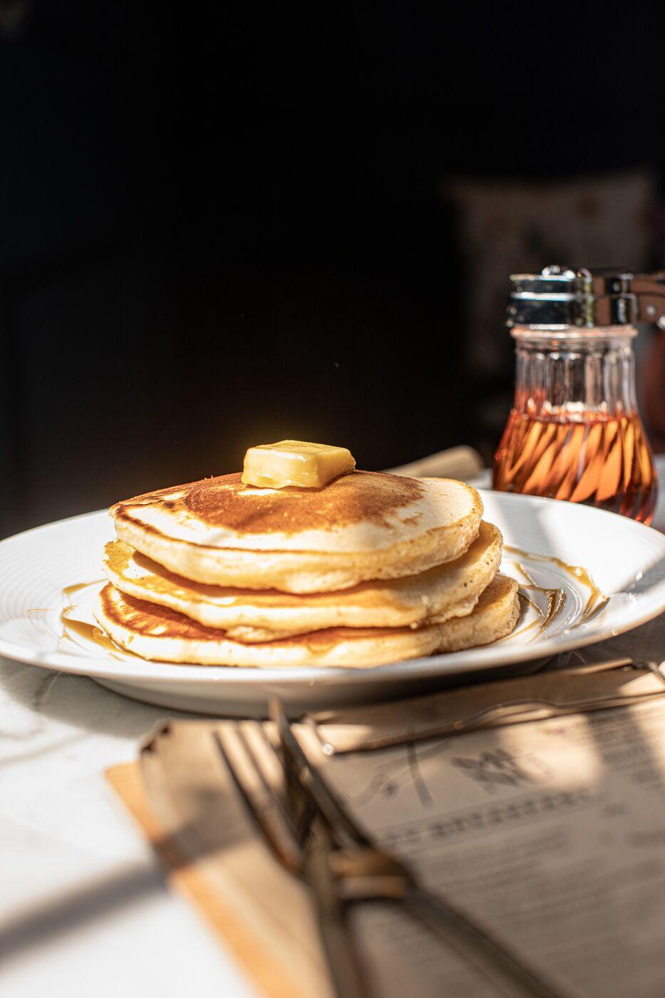 Butter Maple Pancakes