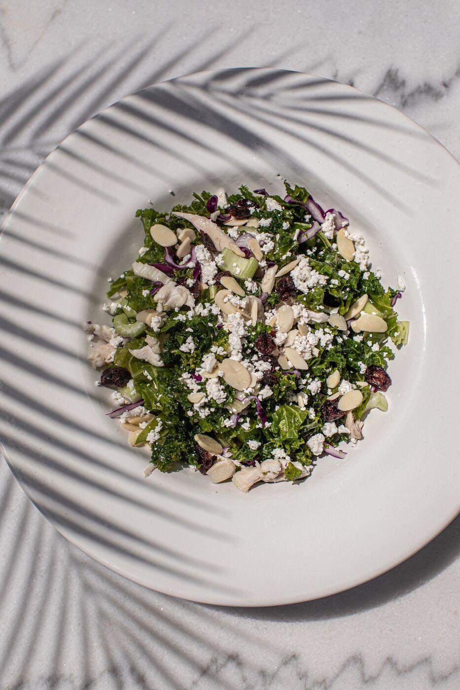 Chicken & Cranberry Kale Salad