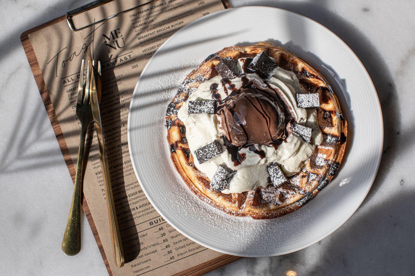 Chocolate Brownie Waffle