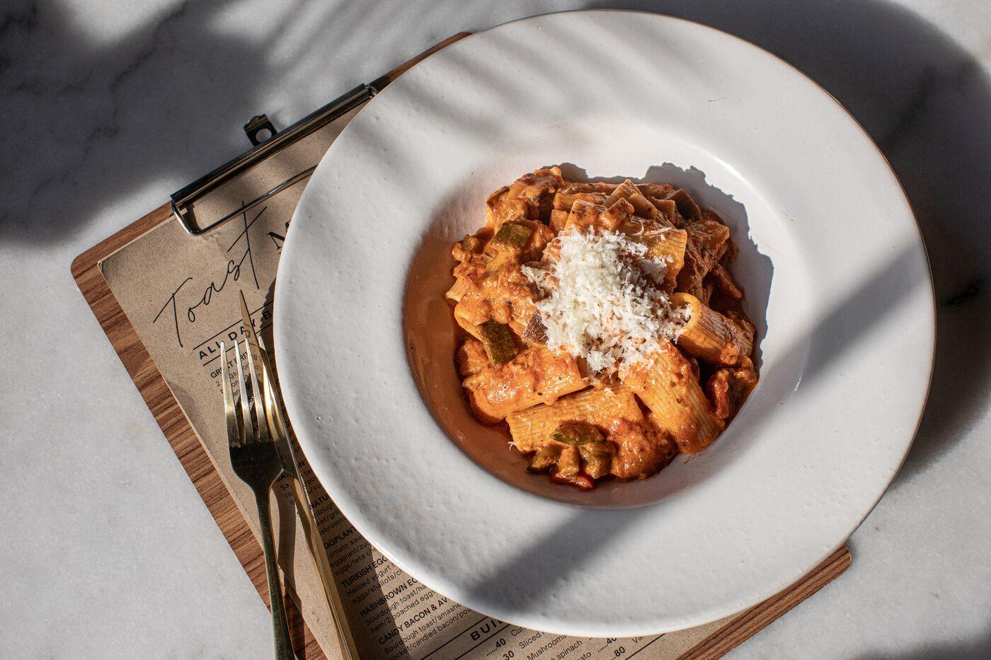 Creamy Tomato Rigatoni